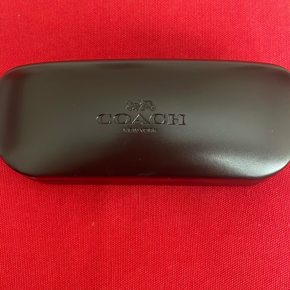 Coach eyeglass case